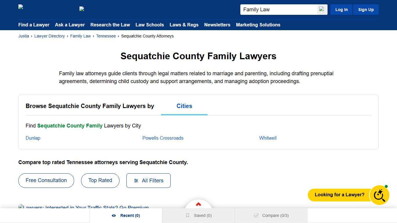 Best Family Lawyers in Sequatchie County, TN Justia Lawyer Directory